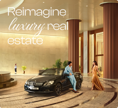Foreground Luxury Real Estate Properties on Mobile
